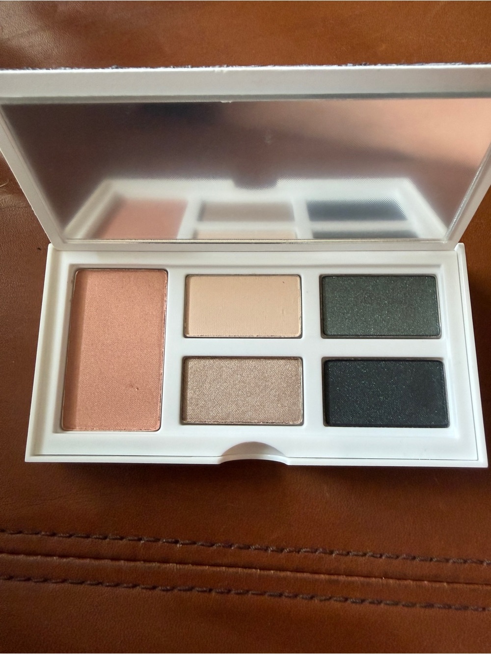 Clinique New Eye  & Cheek Palette Cream, Taupe, Gray Black